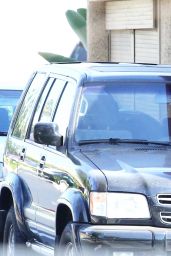 Kristen Stewart - Driving around in Los Angeles, October 2014