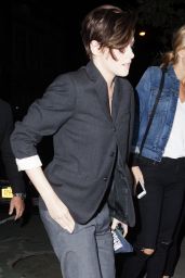 Kristen Stewart Night Out Style - New York City, October 2014