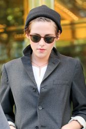 Kristen Stewart Street Style Fashion - Out in New York City - October 2014