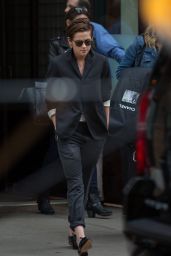 Kristen Stewart Style - Leaving Her Hotel in NYC - October 2014