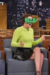 Kristen Stewart Tapes an Appearance on The Tonight Show With Jimmy Fallon in New york City - Oct. 2014