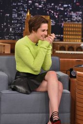 Kristen Stewart Tapes an Appearance on The Tonight Show With Jimmy Fallon in New york City - Oct. 2014