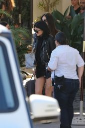Kylie Jenner and Kendall Jenner Leaving at Geoffrey