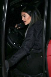 Kylie Jenner - Leaving the Hair Salon in West Hollywood - October 2014