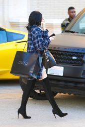 Kylie Jenner Street Style - Leaving Barneys New York in Beverly Hills - October 2014