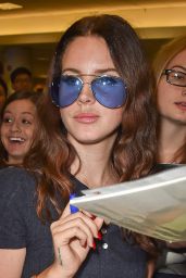 Lana Del Rey at LAX Airport - September 2014