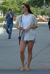 Lana Del Rey Leggy out in SoHo in New York City, September 2014
