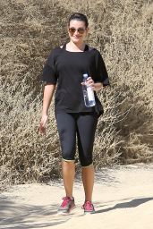 Lea Michele - Hiking With Her Mom in California - October 2014