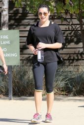 Lea Michele - Hiking With Her Mom in California - October 2014