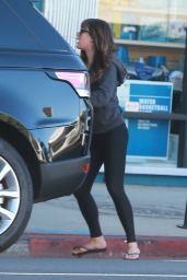 Lea Michele in Tights - Out in Los Angeles, October 2014