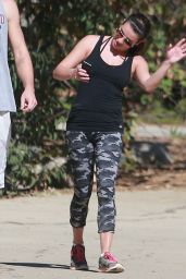 Lea Michele - With Matthew Paetz on a Hike in California - October 2014