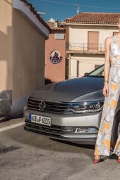 Lena Gercke Photoshoot - Presentation of VW Passat in Sardinia - October 2014