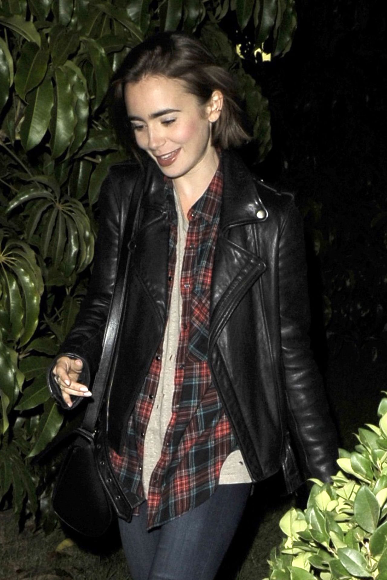 Lily Collins - Arrives at a Greek Theater to See English Wunderkind 