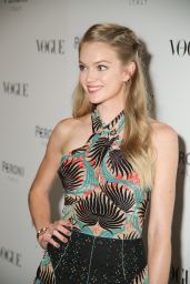 Lindsay Ellingson at The Visionary World of Vogue Italia Exhibition Opening Night in New York