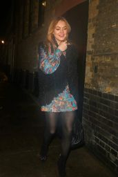 Lindsay Lohan Night Out Style - Leaves the Chiltern Firehouse in London - October 2014
