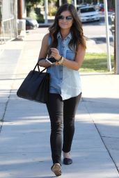 Lucy Hale Street Style - Out in Beverly Hills, October 2014