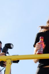 Maria Menounos Workout - Ocean Spray Cranberry Extract Water Launch in Hermosa Beach