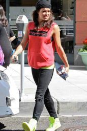 Michelle Rodriguez Street Style - Out in Beverly Hills, Oct. 2014