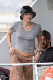 Miley Cyrus on a Boat trip to Waiheke Island - October 2014