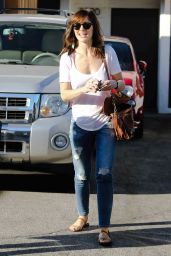 Minka Kelly Street Style - Out in Beverly Hills, October 2014