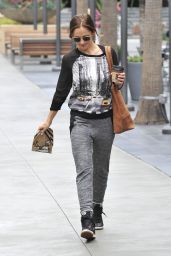 Minka Kelly Street Style - Out in Los Angeles, October 2014