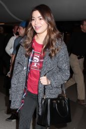 Miranda Cosgrove at LAX Airport in Los Angeles - Oct. 2014