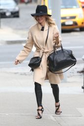 Naomi Watts Street Style - Out in New York City - October 2014