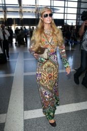 Paris Hilton - Arrives at LAX Airport - October 2014