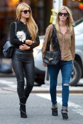 Paris & Nicky Hilton - Out in New York City - October 2014