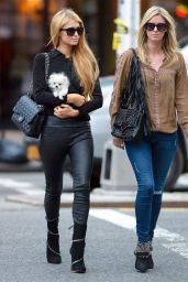 Paris & Nicky Hilton - Out in New York City - October 2014