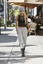 Pia Mia Perez Street Style - Out in Los Angeles, October 2014