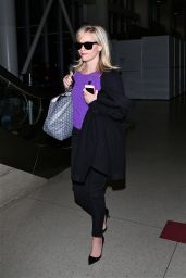 Reese Witherspoon Style - at LAX Airport - October 2014