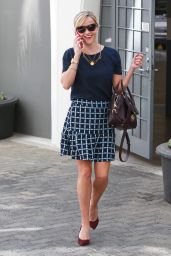 Reese Witherspoon Style - Leaving Her Office in Beverly Hills - October 2014