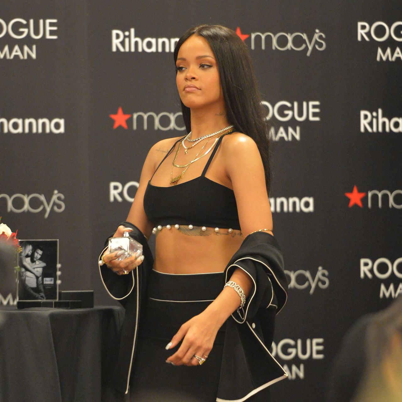 Rihanna The Rogue Man Fragrance Launch In Atlanta
