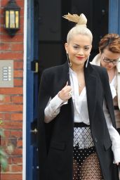 Rita Ora Style - Leaving Her Home in London - October 2014