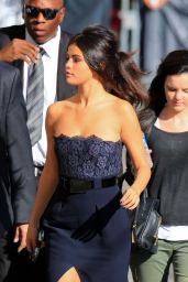 Selena Gomez Arriving to Appear on Jimmy Kimmel Live in Hollywood - October 2014