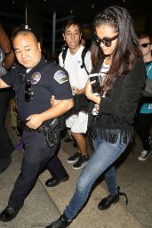 Selena Gomez at LAX Airport in Los Angeles, October 2014
