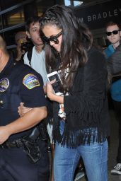 Selena Gomez at LAX Airport in Los Angeles, October 2014