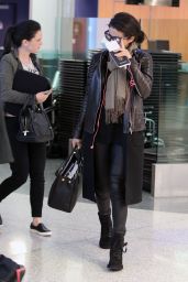 Selena Gomez Street Style - at LAX Airport - October 2014