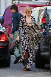 Sienna Miller Style - Out for Lunch at Scott