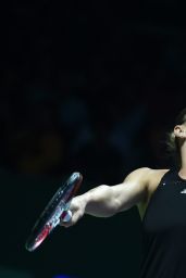Simona Halep – 2014 WTA Finals in Singapore (vs Eugenie Bouchard)