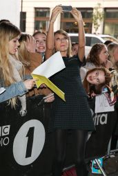 Taylor Swift at BBC Radio 1 in London - October 2014