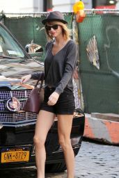 Taylor Swift in Shorts - Out in New York City - Oct. 2014