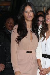Alessandra Ambrosio & Adriana Lima Arriving to Appear at 
