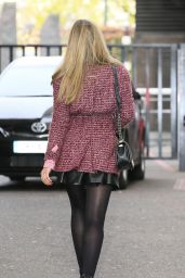 Amy Willerton Fashion - Leaving the ITV Studios in London - November 2014