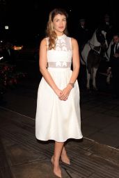 Amy Willerton in White Dress - Daily Mirror & RSPCA Animal Hero 2014 Awards in London