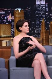 Anne Hathaway at Tonight Show Starring Jimmy Fallon in Hollywood ...