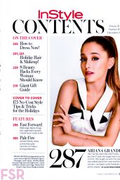 Ariana Grande - InStyle Magazine December 2014 Issue