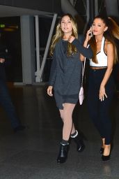 Ariana Grande Style - at JFK Airport in New Yok City - November 2014