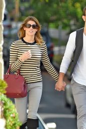 Ashley Greene Street Style - Out With Her Boyfriend in Studio City - November 2014